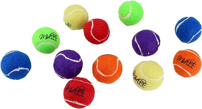 Midlee X-Small Dog Tennis Balls 1.5" Pack of 12 (Solid, 1.5 inch)