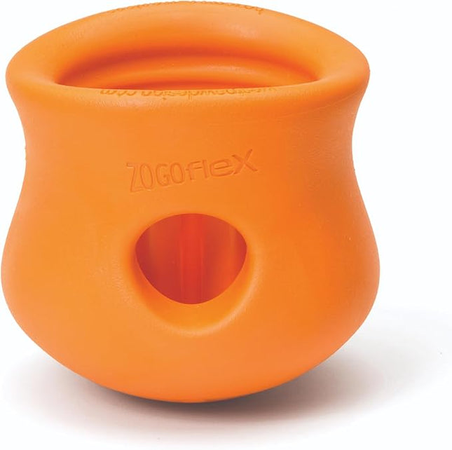 West Paw Toppl Tough Dog Chew Toy Tangerine (Small)