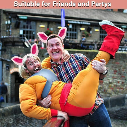 Beviliu Pig Ears Headband - Animal Pig Ears Costume for Adult, Cat Dog Bunny Fox Ears Headwear for Halloween Christmas Animal Theme Party Cosplay, 2Pack