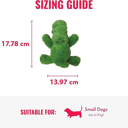 KONG Ali Alligator Cozie Dog Toy, Small