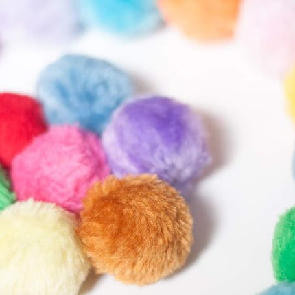 Fashion's Talk Cat Toys Furry Rattle Ball for Kitty 6 Pack