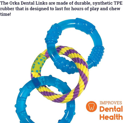 Petstages Orka Dental Links Dog Chew Toy
