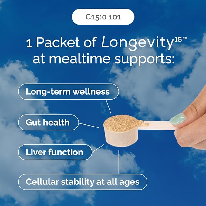Longevity15 – C15:0 – Fatty Acid Health Supplement for Dogs – Healthy Pet Supplies – for Medium Dogs, 3 Pack