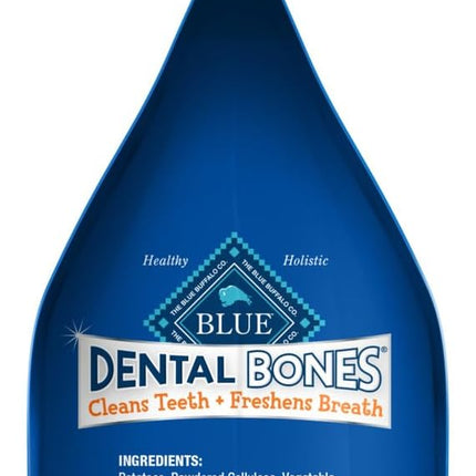 Blue Buffalo Dental Bones Small Natural Dental Chew Dog Treats Bag Value Pack