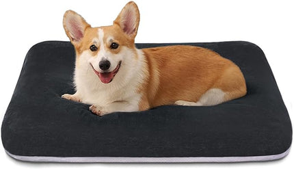 Magic Dog Super Soft Large Dog Bed Orthopedic Pet Beds 30 Inch Washable Anti Slip Dog Sleeping Mattress with Removable Cover, Dark Grey M