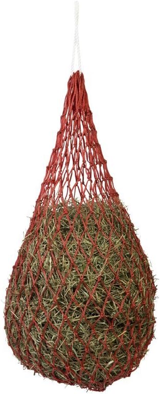 Weaver Equine Slow Feed Hay Net, 36” Small Hole Synthetic Rope Horse Hay Feeder for Slower Feeding, Ideal Horse Hay Net for Horse or Goat Shows
