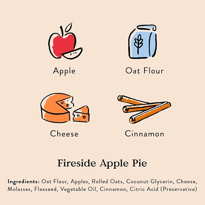 Bocce's Bakery by The Fire Assorted Treat Bundle for Dogs, Wheat-Free Everyday Dog Treats, Made with Real Ingredients, Baked in The USA, All-Natural Soft & Chewy Cookies, 6 oz Each