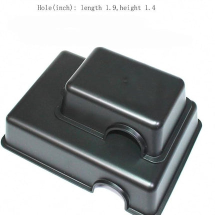 Hypeety Reptile Hide Box, Small Animal Hideaway, Hides with Texture Help Peeling, for Snakes, Lizards, Leopard Gecko (S & M)