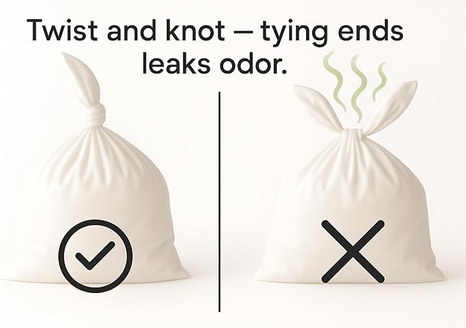 BOS Odor-Sealing Dog Poop Bags for Pet Waste - Disposal Doggy Bags - Scent & Smell Free (90Bags) [Size: M, Color: Light Mint Green] (Pack of 1)