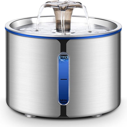 Replacement Pump for Cat Water Fountain Dog Water Dispenser Ultra Quiet Long Lifespan Water Pump, LED Lights