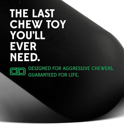 Goughnuts — Dog Toys for Aggressive Chewers | Virtually Indestructible Dog Toy Stick for Small Breeds | Heavy Duty Dog Toy | Green