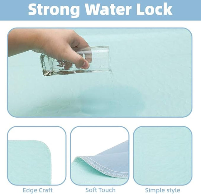 KOOLTAIL Washable Pee Pads for Dogs - Waterproof Dog Mat Non-Slip Puppy Potty Training Pads, Reusable Whelping Pads for Dog Crate PlayPen