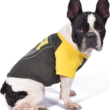 Harry Potter Hufflepuff Pet T-Shirt in Size Extra Large | XL Dog T-Shirt, Harry Potter Dog Shirt | Harry Potter Dog Apparel & Accessories for Hogwarts Houses, Hufflepuff, FF19290 Yellow
