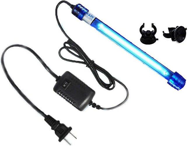 5W UVC Aquarium Green Clean Light Algae Clear Fish Tank Water Clean Lamp Submersible for Swim Pools Pond Fish Tank Filter Pump