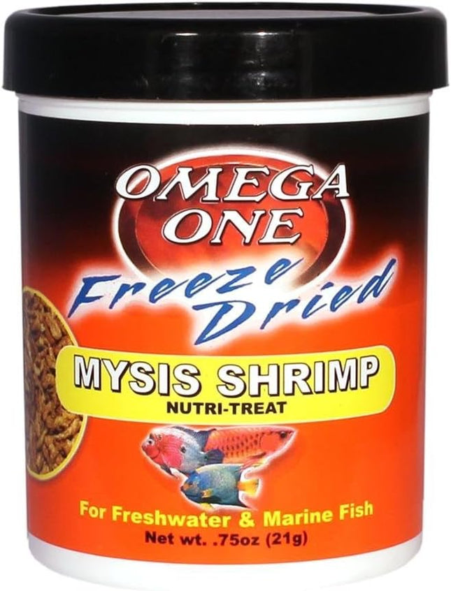 Omega One Freeze Dried Mysis Shrimp, 0.75 oz