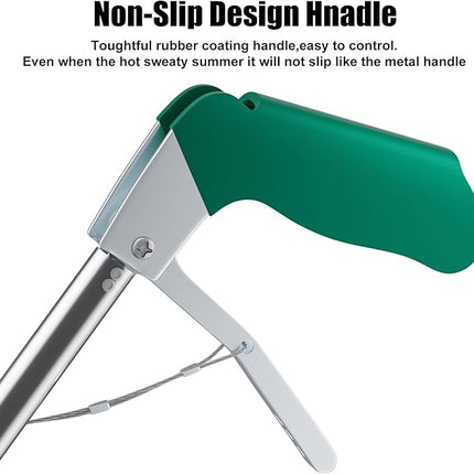 60“ Professional Snake Tongs - Extra Long Heavy Duty Snake Catcher Tongs Grabber Rattle Wide Jaw Handling Tool