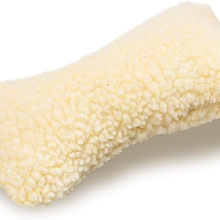 SPOT 9in Vermont Style Fleece Bone Dog Toy – Soft Comfort Plushie for Medium Dogs & Puppies – Built-in Squeaker – No Plastic Parts – Safe for Light Chewers – Cuddly & Calming Pet Toy