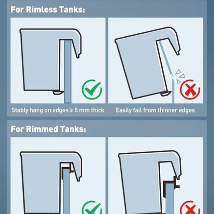 Pawfly Aquarium Breeding Box Fish Tank Hatchery Incubator Acrylic Breeder Box for Baby Fish Shrimp Betta Clownfish Small Isolation Box for Aggressive Fish Guppy