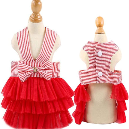 Harness with Leash Set Puppies Summer Clothes for Small Gril Dog Harness Dresses for Small Dogs Girl XL