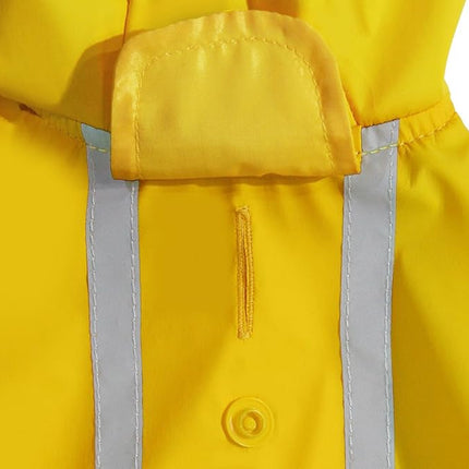 Best Pet Supplies - Voyager Waterproof Dogs Rain Poncho - Yellow - Large, Chest: 25" ~ 30" (253-YW-L)