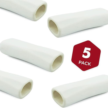 Best Bully Sticks 5-6 Inch Hollow Shin Bones for Dogs - 5 Count (Pack of 1) - Easily Digestible, Long-Lasting, Refillable Treat