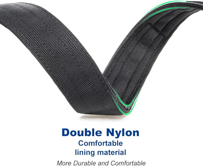 TSPRO Premium Dog Collars Tactical Dog Collar with Patch and Heavy Duty Quick-Release Metal Buckle Durable Thick and Adjustable for Medium to Large Dogs (Khaki M)