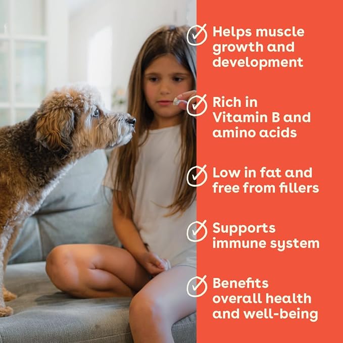 Pupford Freeze Dried Chicken Breast Treat for Dogs & Puppies - Healthy, Natural, Single Ingredient Dog Treats - Made in USA (5.75 oz)