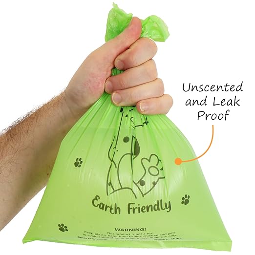 SmartSign Be A Good Neighbor Clean Up After Your Dog Yard Sign & Clip-On Preloaded Dispenser Combo/Kit with 135 Dog Poop Waste Bags, 7"x10" Rust-proof Aluminum Sign with 18-inch Steel Stake