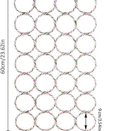 Bird Rat Climbing Rope Net Bird Swing, Parrot Cage Toys,Small Animal Activity Toy for Gerbil,Swing Hanging Play with Mirror for Macaw African Greys Parakeet Cockatoo Lovebirds (Bird Perch)