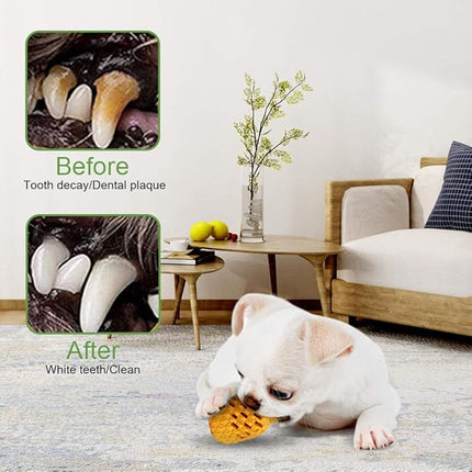 Pineapple Dog Toys for Large Dogs Puppy, Dog Chew Toys for Small Medium Dogs to Keep Them Busy, Interactive Dog Toys Tough Dog Puzzle Toys Treat Dispensing Durable Dog Dental Chew