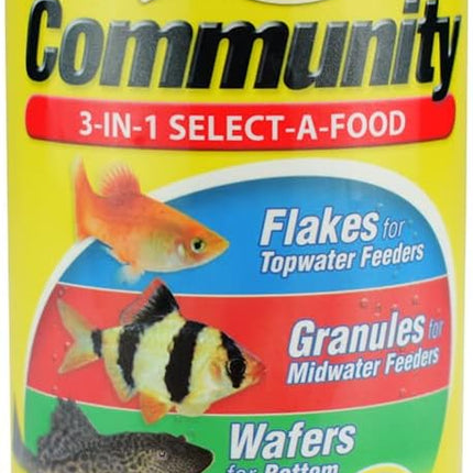 Tetra Community Select-A-Food Aquarium Fish Food (1 Can), 3.25 oz