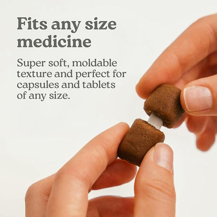 Earthly Pill Buddy Naturals - PB & Honey Recipe Pill Hiding Treats for Dogs - Make A Perfect Pill Concealing Pocket Or Pouch for Any Size Medication - 30 Servings