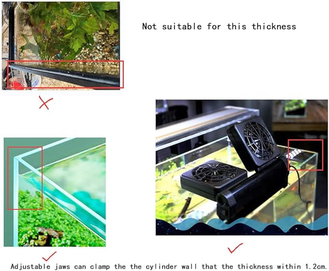 Aquarium Chillers Aquarium Fan Fish Tank Cooling Fan Marine 2 Fan