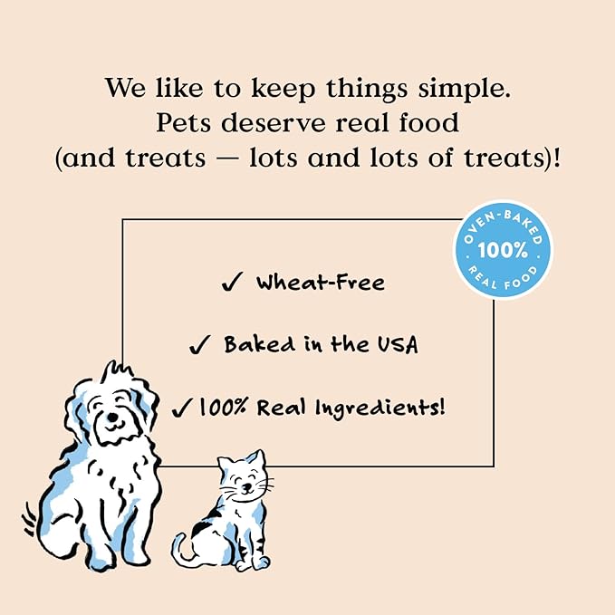 Bocce's Bakery Oven Baked Chicken Recipe Treats for Dogs, Wheat-Free Everyday Dog Treats, Made with Real Ingredients, Baked in The USA, All-Natural Soft & Chewy Cookies, Chicken, 6 oz