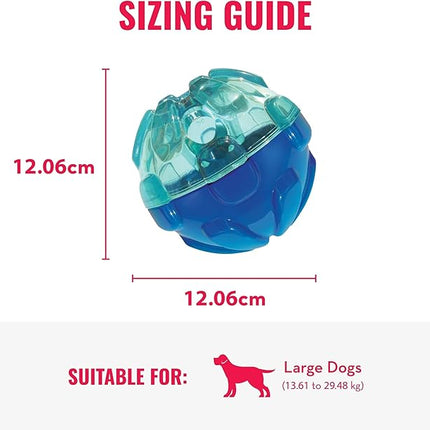 KONG - Rewards Ball - Ultra Durable Interactive Treat Dispensing Dog Toy - for Large Dogs