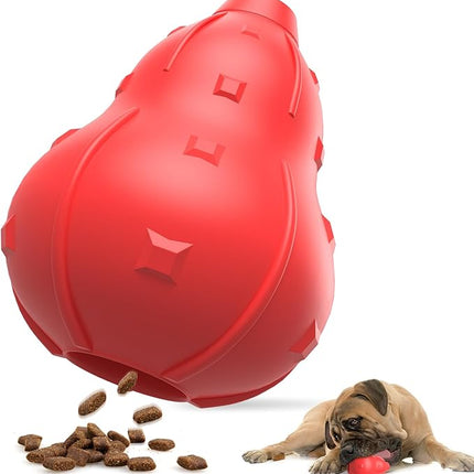 NOUGAT Dog Toy for Aggressive Chewers - Dog Chew Treat Toys Natural Rubber - Interactive Dog Toy for Small Medium Large Milk Flavor