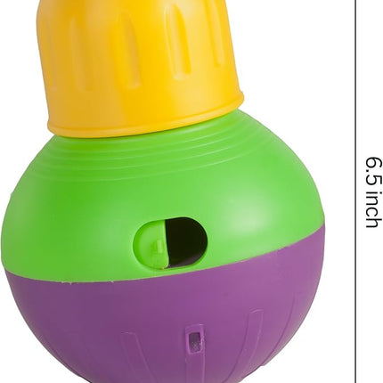 Starmark Treat Dispensing Bob-a-Lot Dog Toy, All Breed Sizes (Pack of 1)