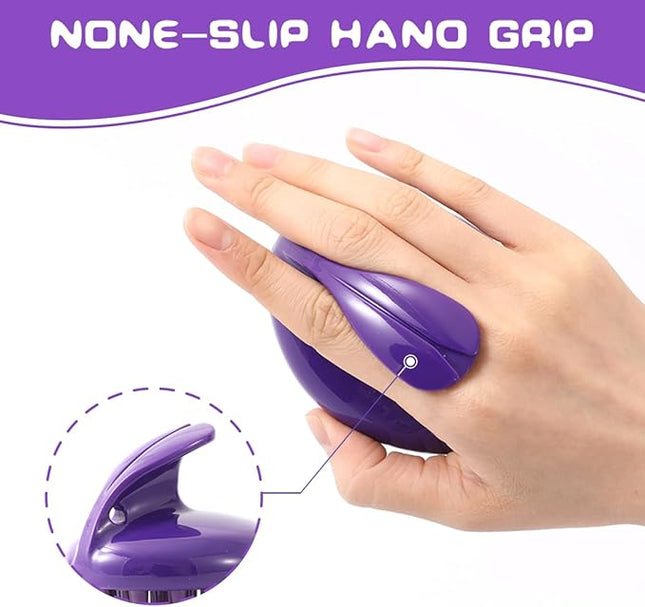 Cat Brush with Soft Rubber Pins, Washable Silicone Pet Brushes for Indoor Cats - Grooming Shedding Massage & Bath, Scratch-Free Removes Hair Mats, Tangles, and Loose Fur for Short to Long Haired