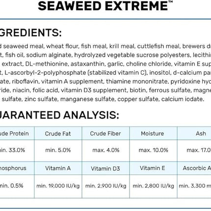 HIKARI Seaweed Extreme Floating Seaweed Rich Pellets for Smaller Marine Herbivores 1.58oz (45g)