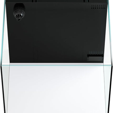 Landen 45P 15 Gallon Ultra Clear All Glass Rimless Low Iron Aquarium Tank with Rear Filtration Chamber(Return Pump Included)for Salt and Fresh Water.17.7''Wx17.7''Dx15.8''H in(45x45x40cm)6mm Thickness