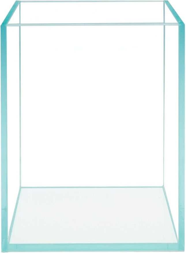 Nano Tall Rimless Frameless Extra Clear Glass Aquarium, Low Iron Glass Tank, 5mm Glass, White Leveling Mat Included, w/Lids Options