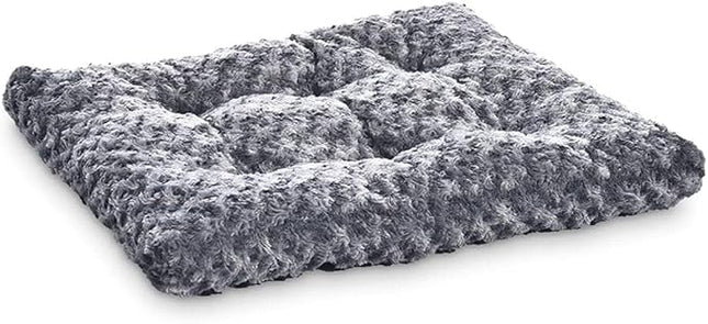 Amazon Basics Cat and Dog Bed and Crate Pad, Machine Washable, Indoor, 46 x 29 x 4 inches, Gray