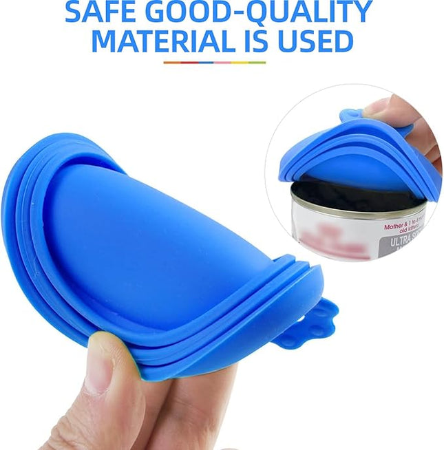 6 Pack Pet Food Can Covers Lids Universal Safe/Silicone Dog&Cat Food Can Lid Covers (green+blue+orange+pink+red+yellow)