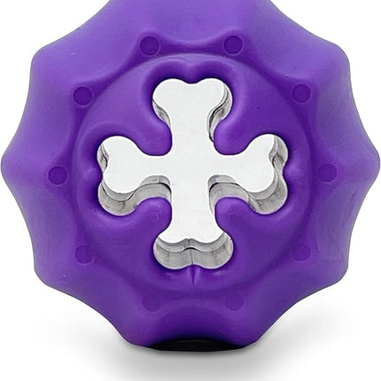 SodaPup MuttsKickButt Cross Bones Treat Pocket – Durable Dog Treat Dispenser & Chew Toy Made in USA from Non-Toxic, Pet Safe, Food Safe Rubber Material for Mental Stimulation, Problem Chewing, & More