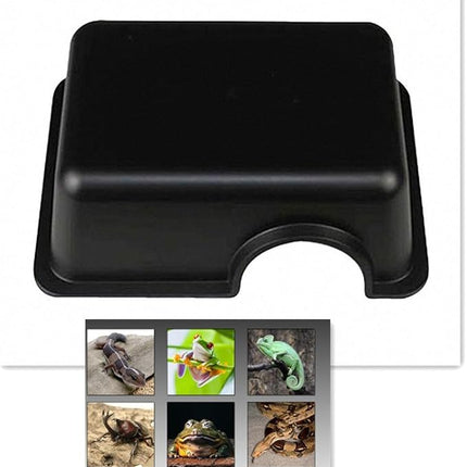 Hypeety Reptile Hide Box, Small Animal Hideaway, Hides with Texture Help Peeling, for Snakes, Lizards, Leopard Gecko (S)