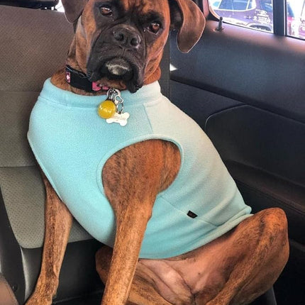 Gooby Stretch Fleece Vest Dog Sweater - Mint, 3X-Large - Warm Pullover Super Stretchy Fleece Dog Jacket for Small to Large Dogs