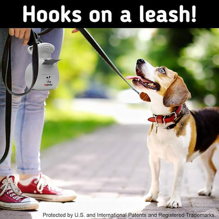 DogBuddy Pooper Scooper, Portable Dog Pooper Scooper, Poop Scooper for Small and Large Dogs, Pooper Scooper With Bag Attachment, Leash Clip and Dog Waste Bags Included (Medium, Mist)