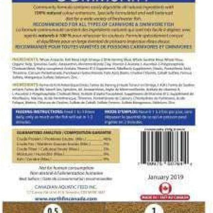 Northfin Fish Food Community Formula Slow Sinking Pellets (1mm 2.5kg)