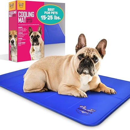 Arf Pets Cooling Mat for Dogs - Gel Self-Cooling Pad for Beds, Kennels & Crates | Durable, Non-Toxic, Pressure-Activated Relief | No Water, Electricity, Batteries or Refrigeration Needed, 20" x 30"