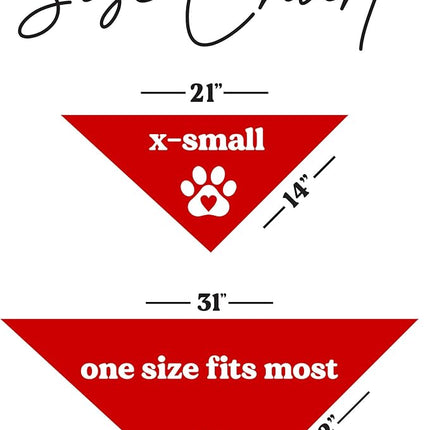 Big Brother Heart Paw Dog Bandana | 100% Cotton Adjustable Triangle | Pregnancy Announcement Photoshoot Prop | New Baby | Made in USA | Matching Family | Red One Size (87)